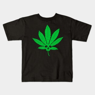 Weed Skull Kids T-Shirt